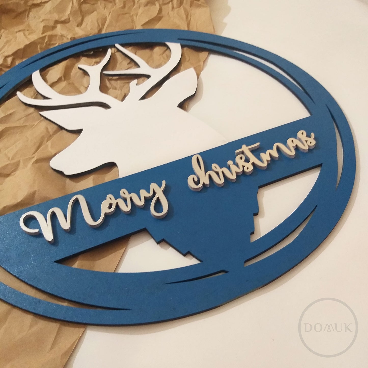 Corona navideña - Reno