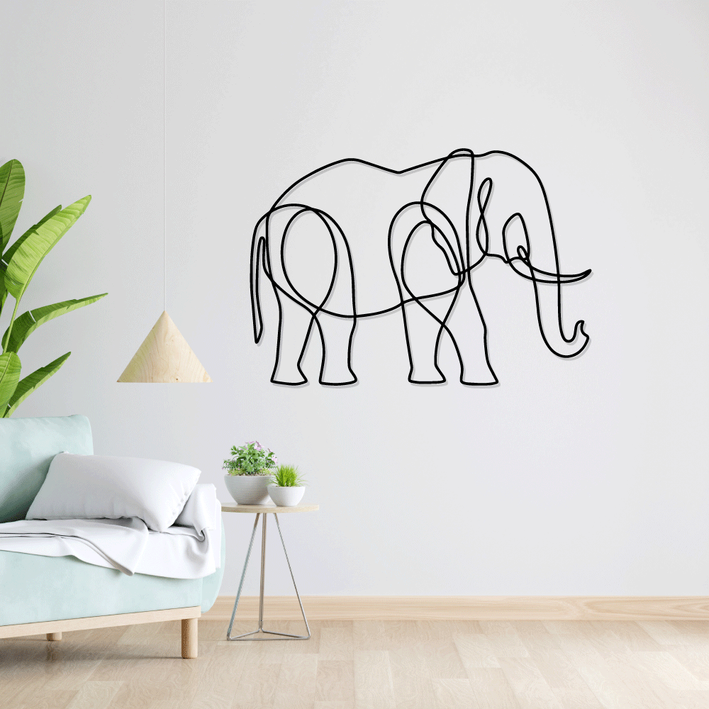 elefante de pie